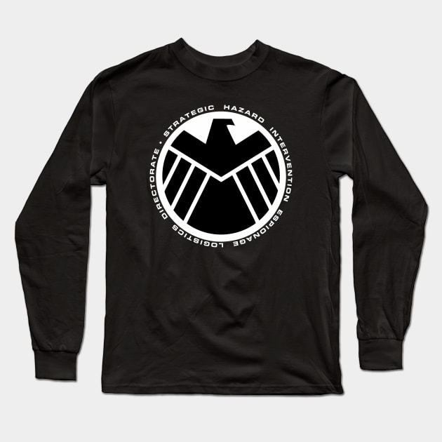 S.H.I.E.L.D organization Symbol Long Sleeve T-Shirt by mozarellatees